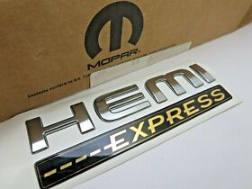 82208437 New Oem Mopar 2002 2010 Dodge Ram Hemi Express Nameplate Tailgate Badge Emblem