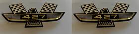 C3az-16228-d New Reproduction 1963-64 Galaxie 427 Front Fender Emblems - Badges
