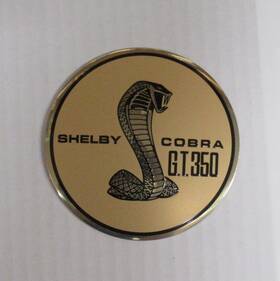 S7ms-9a031-a New Reproduction 1967 Shelby Gt350 Pop-open Gas Cap Emblem
