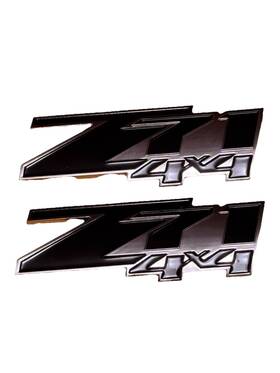 551548 Nicoles Wholesale Two- Z71 4x4 Emblem Badge 3d Stick On For Sierra Chevy Silverado Tahoe Suburban