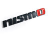 Nis-emb-b1sd Nismo Black Nissan Jdm Racing Emblem Badge Sticker Scratch And