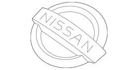 14048-7y005 Nissan Genuine Ornament