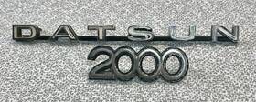 62800-25500 Nissan 2 Oem Datsun 2000 Chrome Emblems Fairlady Bluebird Roadster