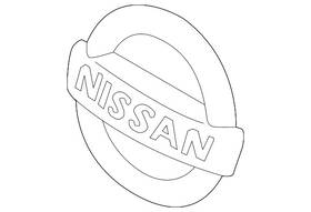 62889-9uh0a Nissan Genuine Emblem
