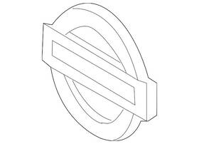 62890-3u05a Nissan Genuine Emblem