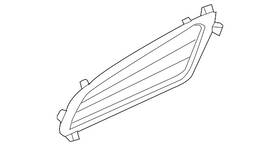 63824-1ll1b Nissan Genuine Vent Grille