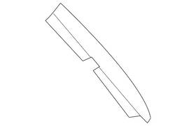 63824-6hv1a Nissan Genuine Fender Insert Emblem