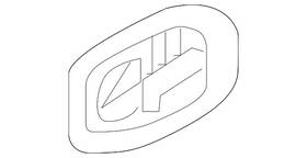 63825-ez50b Nissan Genuine Vent Grille