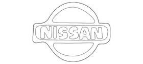 65890-9z400 Nissan Genuine Emblem