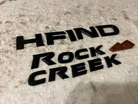 80892-9a40b Nissan Oem Midnight Edition Pathfinder Inch Rock Creek Emblem - Fits Any Model