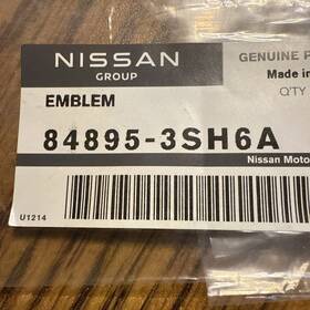 84895-3sh6a Nissan Oem 2013-2019 Sentra Rear Deck Lid Emblem Logo Badge New