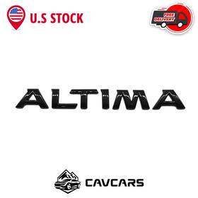 84895-9hu5b Nissan 3d Raised Gloss Black Rear Tailgate Letters Emblem For Altima