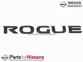 84895-9tg0a Nissan Genuine Rogue Rear Emblem Midnight Edition Black - New Oem
