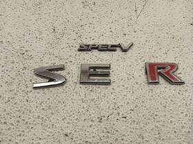 84896-zj61a Nissan 03-12 Sentra Ser Spec-v Trunk Emblems Chrome Oem