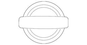 90890-6wk0a Nissan Genuine Emblem
