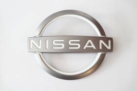 90890-9bu1a Nissan Oem 2022-2025 Frontier Rear Tailgate Emblem Logo Ornament