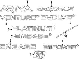 90892-5mp0a Nissan Genuine Nameplate