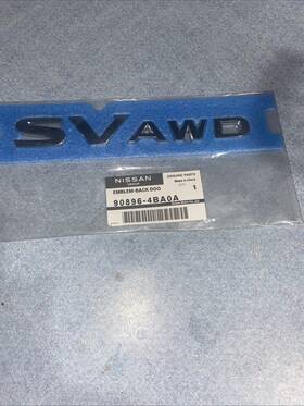 90896-4ba0a Nissan 2014-2023 Rogue Nameplate New Oem Chrome