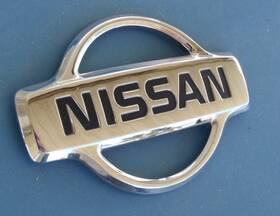 84890-sm000 Nissan Oem Emblem Chrome Badge Sentra 00 01 02 Trunk Lid