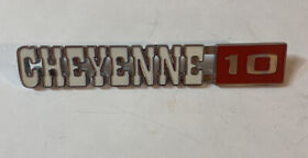 3998216 Nos 1971-72 Chevy Pickup Cheyenne 10inch Emblem Gm#