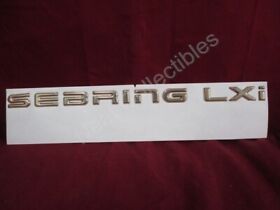 Mr275124 Nos Oem Chrysler Sebring Lxi Trunk Nameplate Emblem 1997 00 Gold