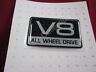 F67z-16720-ab Nos Oem Ford Mercury Name Plate V8 All Wheel Drive Emblem