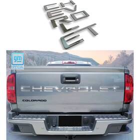 Nox Lux 195491231245 3d Domed Raised Urethane Chevrolet Tailgate Letters Compatible With 2