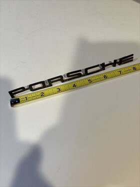 64455930106 O E M Porsche 356 A / B C Sc Emblem Inch 8 Gold 2 Studs Original