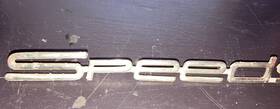 64455932140 O E M Porsche Emblem Inch Speedster Gold