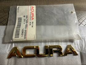 08f20-sz3-20003 Oem Acura Rear Trunk Lid Gold Emblem Tl Rl Tsx Rsx