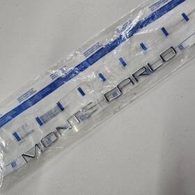 10189884 Oem Nos Gm Monte Carlo Chrome Quarter Panel Emblem Badge 95 99 Genuine