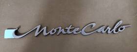 10402604 Oem Nos Chevrolet Monte Carlo Trunk Lid Nameplate Emblem 8 3/4 Inch Blue