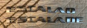 15162149 Oem 02-14 Cadillac Escalade Side Matte Chrome Logo Badges Letters Oem/missing E