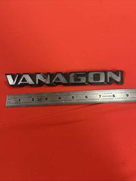255853689c Oem Vw Vanagon Emblem Badge Germany Volkswagen Vintage