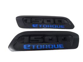 335ab Oem Ram 1500 2019-2024 Etorque Emblem Badge Pair Lh And Rh Black Mopar