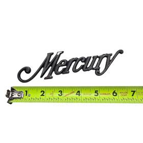 6542550-aa Oem Mercury 1974 1975 Vintage 6 7/8 Inch Script Emblem Badge Logo D4gb