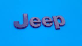 68309633aa Oem 2018-2025 Jeep Wrangler Gladiator Side Gray Red Emblem Badge Logo Symbol B36