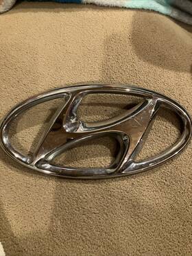 86311-3v000 Oem 2011-2014 Hyundai Azera Emblem Badge Symbol Mark Chrome