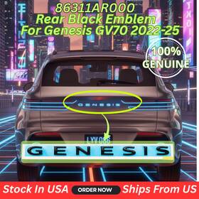 86311ar000 Oem New Genuine Rear Trunk Inch Genesis Nameplate Emblem For 2022-2025 Gv70