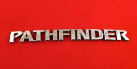 90895-w500 Oem 02-04 Nissan Pathfinder Rear Chrome Emblem Logo Symbol Letters Badge Sign