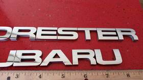 93073sc000 Oem Genuine Subaru Rear Badge Inch Forester 2009-2012 Used