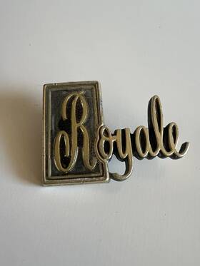 9836726 Oem Oldsmobile Royale Side Emblem Logo Badge Sign Symbol Used