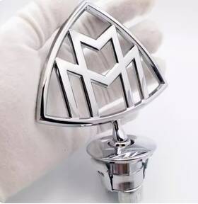 987234567 Oem Genuine Maybach Hood Emblem Ornament Badge Standing Star Amg Edition