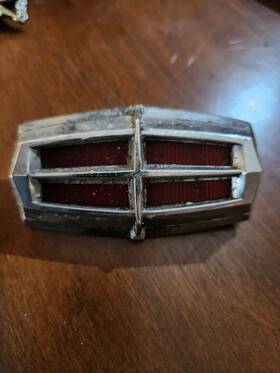 E0lb6643600 Oem 1980-1983 Lincoln Mark Vi Trunk Lock Emblem Badge Logo
