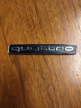 4k0853736a Oem Genuine Factory 2019 2020 2021 Audi A6 Quattro Rear Hatch Emblem Logo Badge Like New