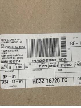 Hc3z-16720-fc Oem Hc3z 16720 Fc 2017-23 F250 Stx Used Rh Passenger Side Fender Name Plate