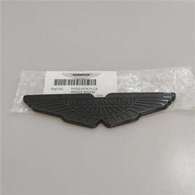 Hy53-407a74-ca Oem 1x Genuine Aston Martin Db11 Bonnet/boot Black Chrome Badge 15cm