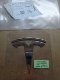1098489-00-e Oem New Tesla T Bonnet Badge Hood Logo Emblem For Model 3 2017 2020