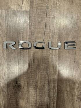 84895-6rr0a Oem Nissan 2021-2023 Rogue Rear Emblem Trunk Lid Chrome Lift Gate