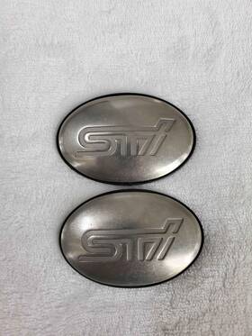 St99800st620 Oem Genuine Subaru Impreza Wrx Sti 22b Titanium Fender Badges Pair